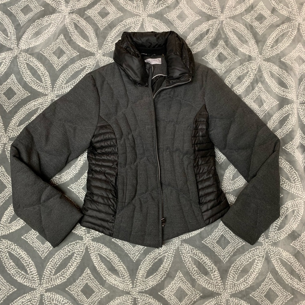 Marc New York‎ mixed media puffer jacket
